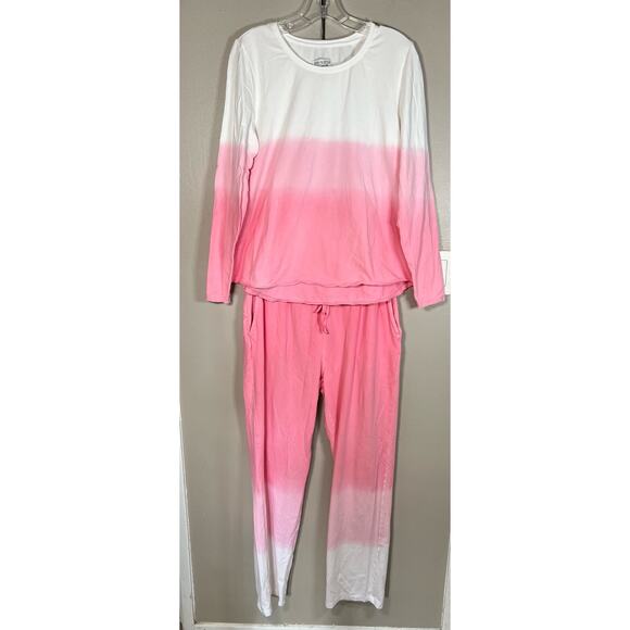 NWOT Seed to Style Organic Cotton Ombré 2-Piece Loungewear Set size M - Picture 3 of 12